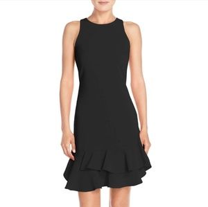 Ann Taylor Little Black Dress Ruffle